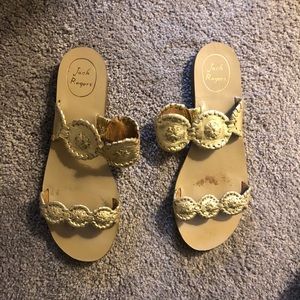 Jack Rogers Shoes - Jack Rogers gold sandals Jack Rogers Shoes - Jack Rogers gold sandals